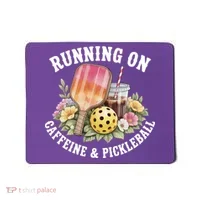 Running On Caffeine & Pickleball Mousepad thumb 0