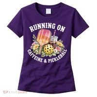 Running On Caffeine & Pickleball Women's T-Shirt thumb 0