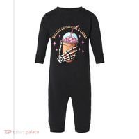 Running On Caffeine And Chaos Infant Fleece One Piece thumb 0
