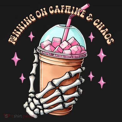 Running On Caffeine And Chaos Performance Fleece Hoodie