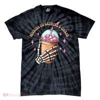 Running On Caffeine And Chaos Tie-Dye T-Shirt thumb 0