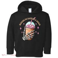 Running On Caffeine And Chaos Toddler Hoodie thumb 0