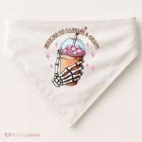Running On Caffeine And Chaos USA-Made Doggie Bandana thumb 0
