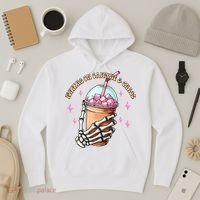 Running On Caffeine And Chaos Hoodie thumb 3