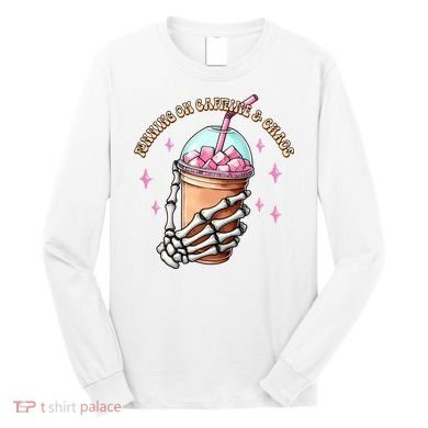 Running On Caffeine And Chaos Long Sleeve Shirt