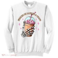 Running On Caffeine And Chaos Sweatshirt thumb 0