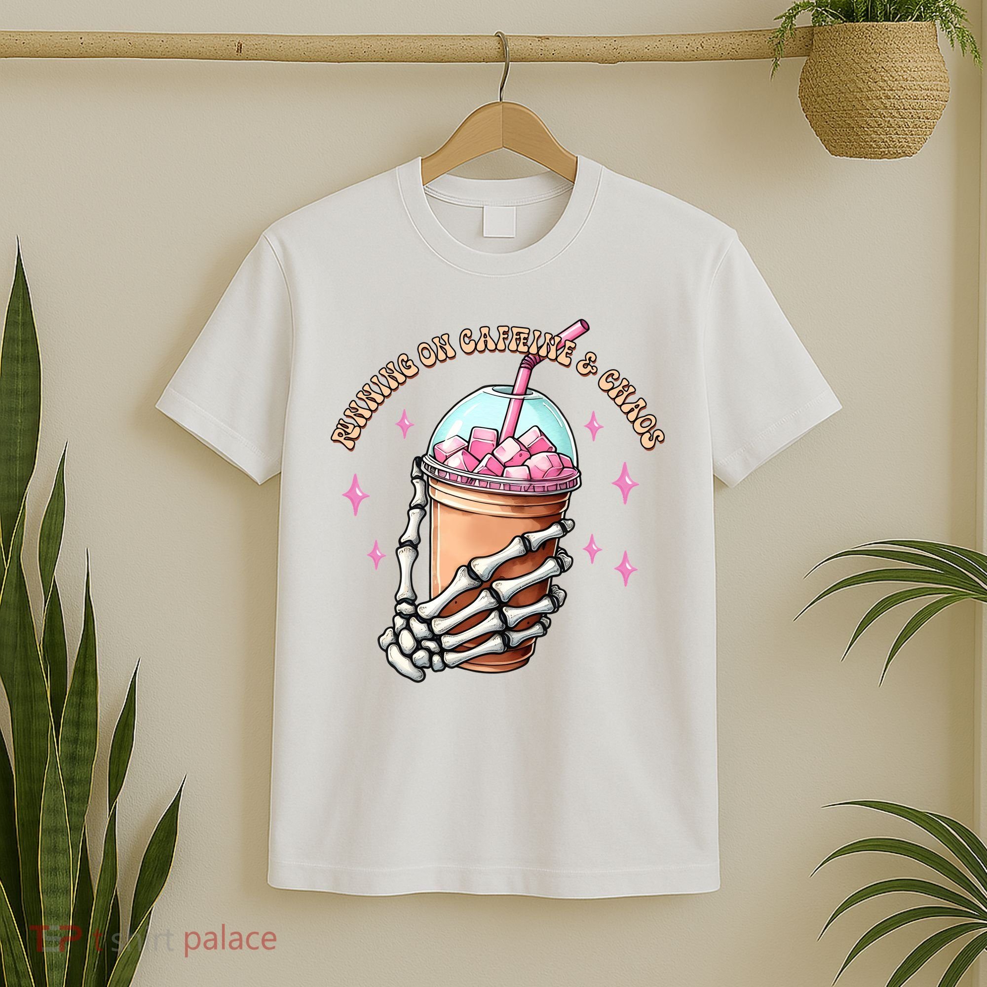 Running On Caffeine And Chaos T-Shirt