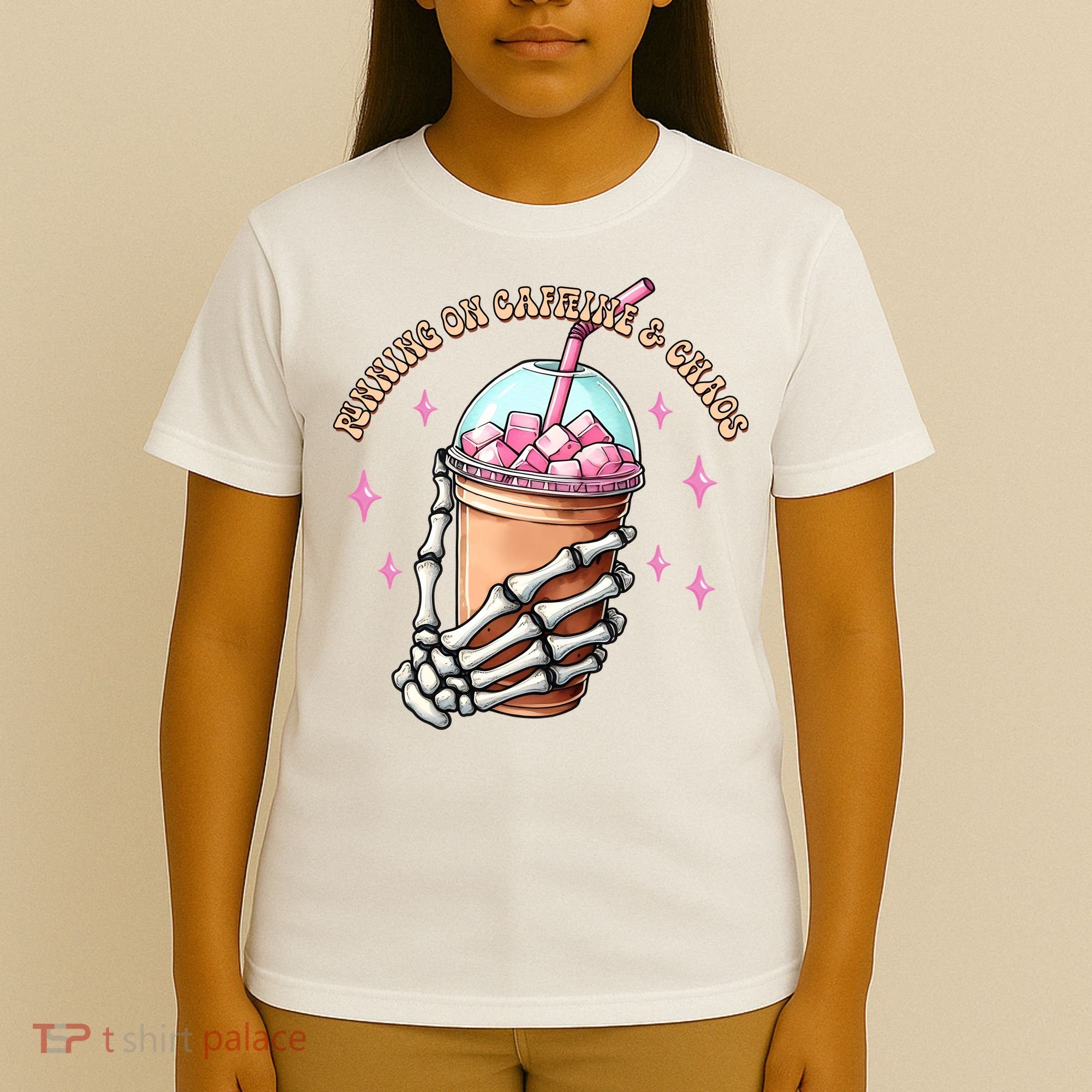 Running On Caffeine And Chaos T-Shirt