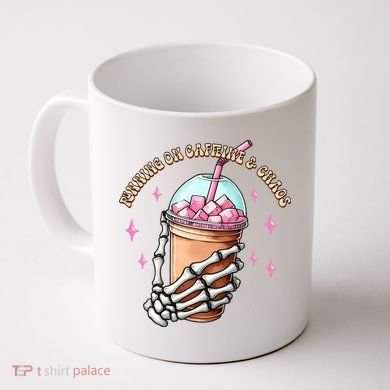 Running On Caffeine And Chaos Coffee Mug
