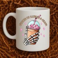 Running On Caffeine And Chaos Coffee Mug thumb 2