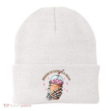 Running On Caffeine And Chaos Beanie