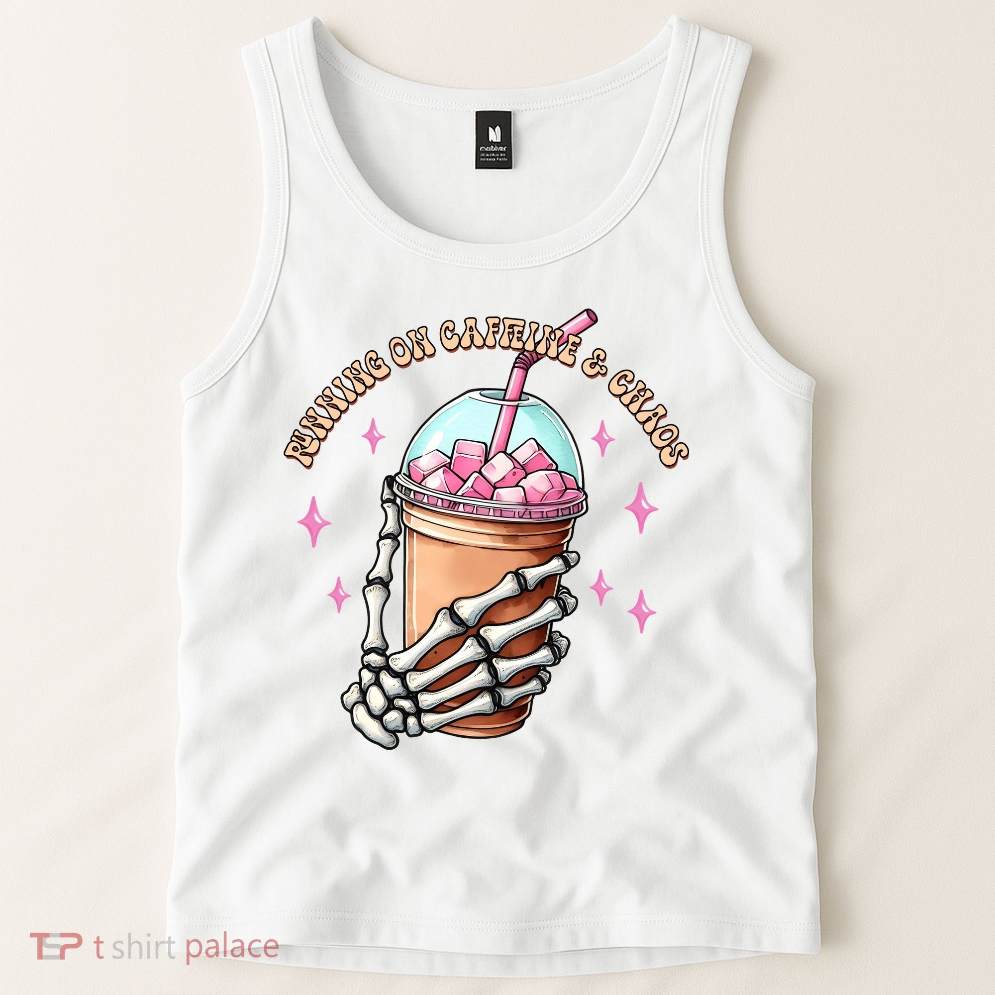 Running On Caffeine And Chaos Tank Top