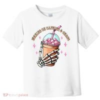 Running On Caffeine And Chaos Toddler T-Shirt thumb 0