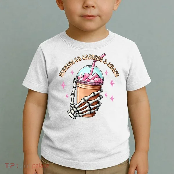 Running On Caffeine And Chaos Toddler T-Shirt