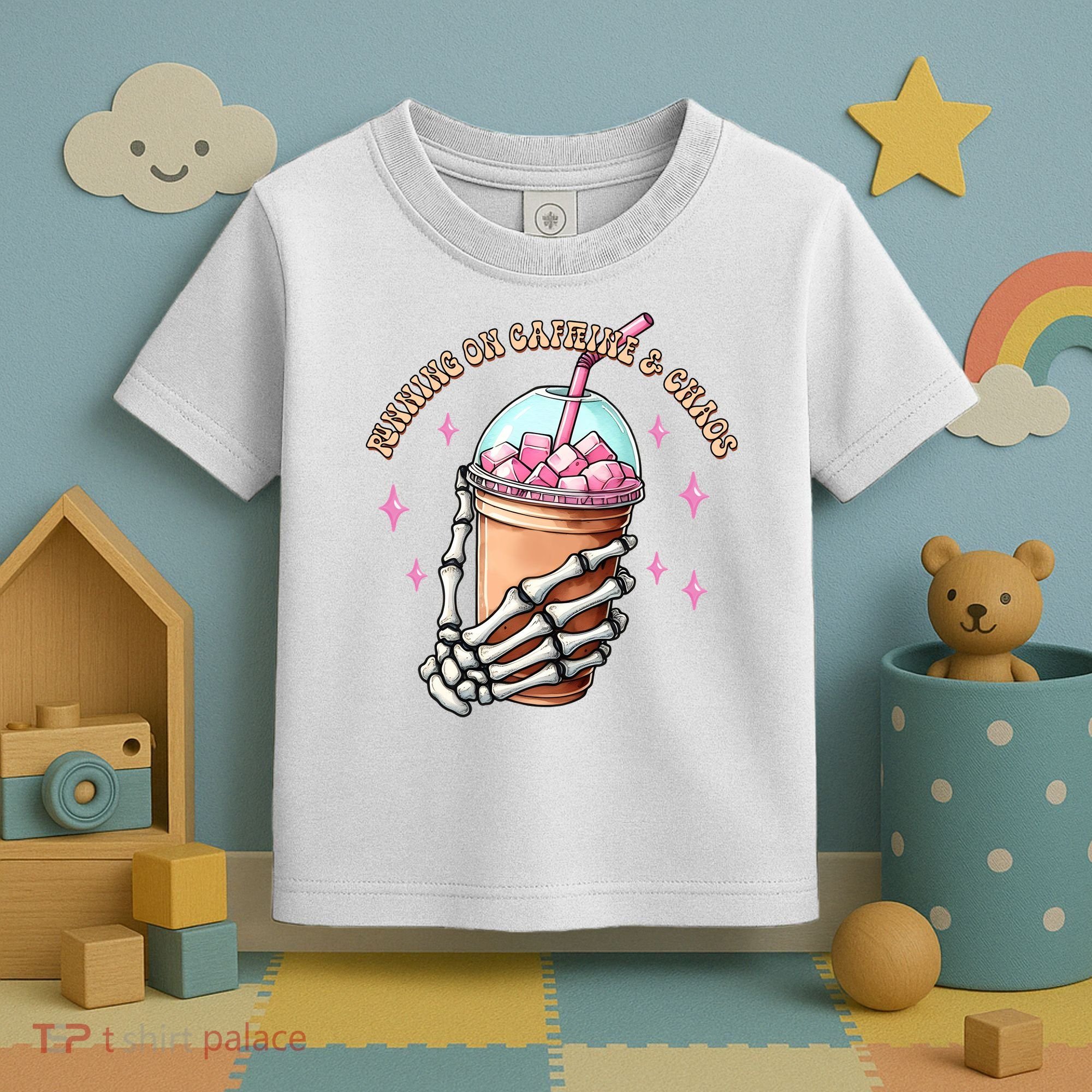 Running On Caffeine And Chaos Toddler T-Shirt
