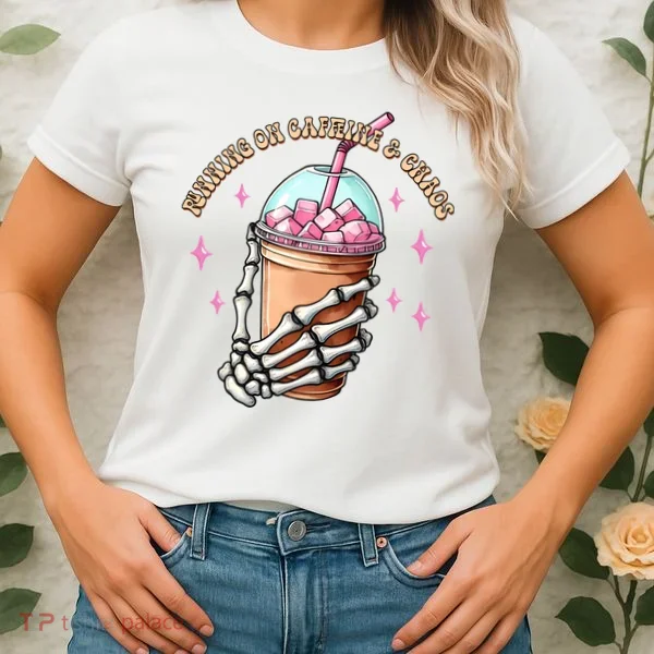 Running On Caffeine And Chaos Women's T-Shirt
