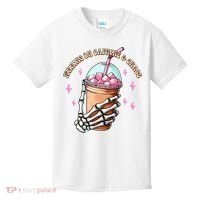 Running On Caffeine And Chaos Kids T-Shirt thumb 0