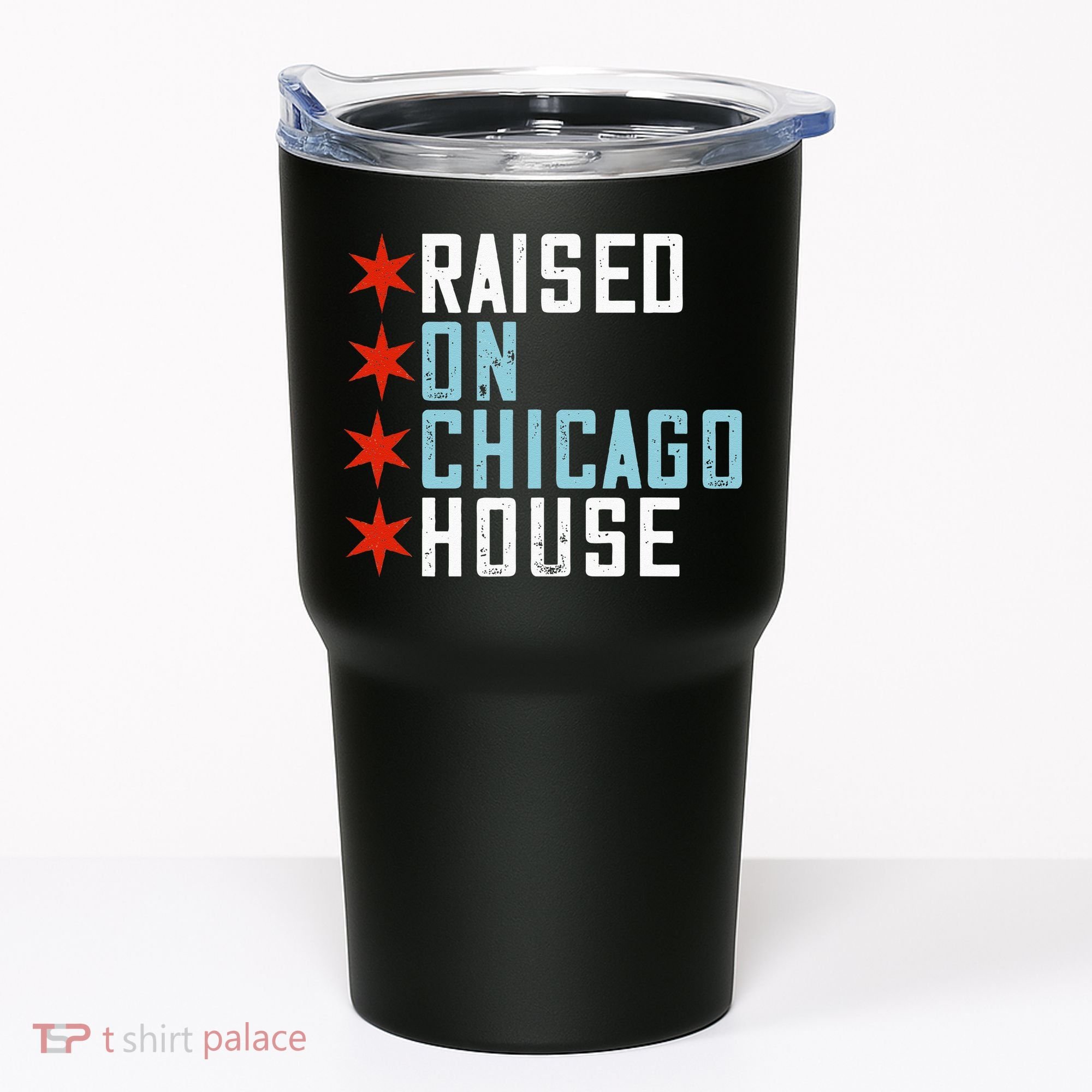 Raised On Chicago House Music EDM DJ Illinois Raver Tumbler