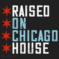 Raised On Chicago House Music EDM DJ Illinois Raver Golf Towel thumb 3