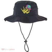 Rock On Cool Skull Bucket Hat thumb 0