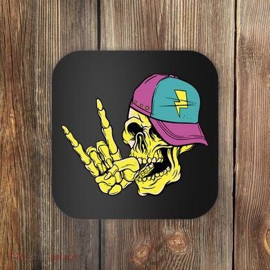 Rock On Cool Skull Coaster