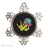 Rock On Cool Skull Ornament thumb 0