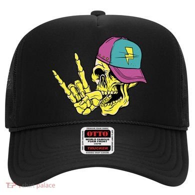 Rock On Cool Skull Hat