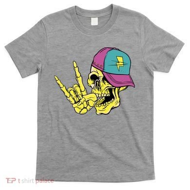 Rock On Cool Skull T-Shirt