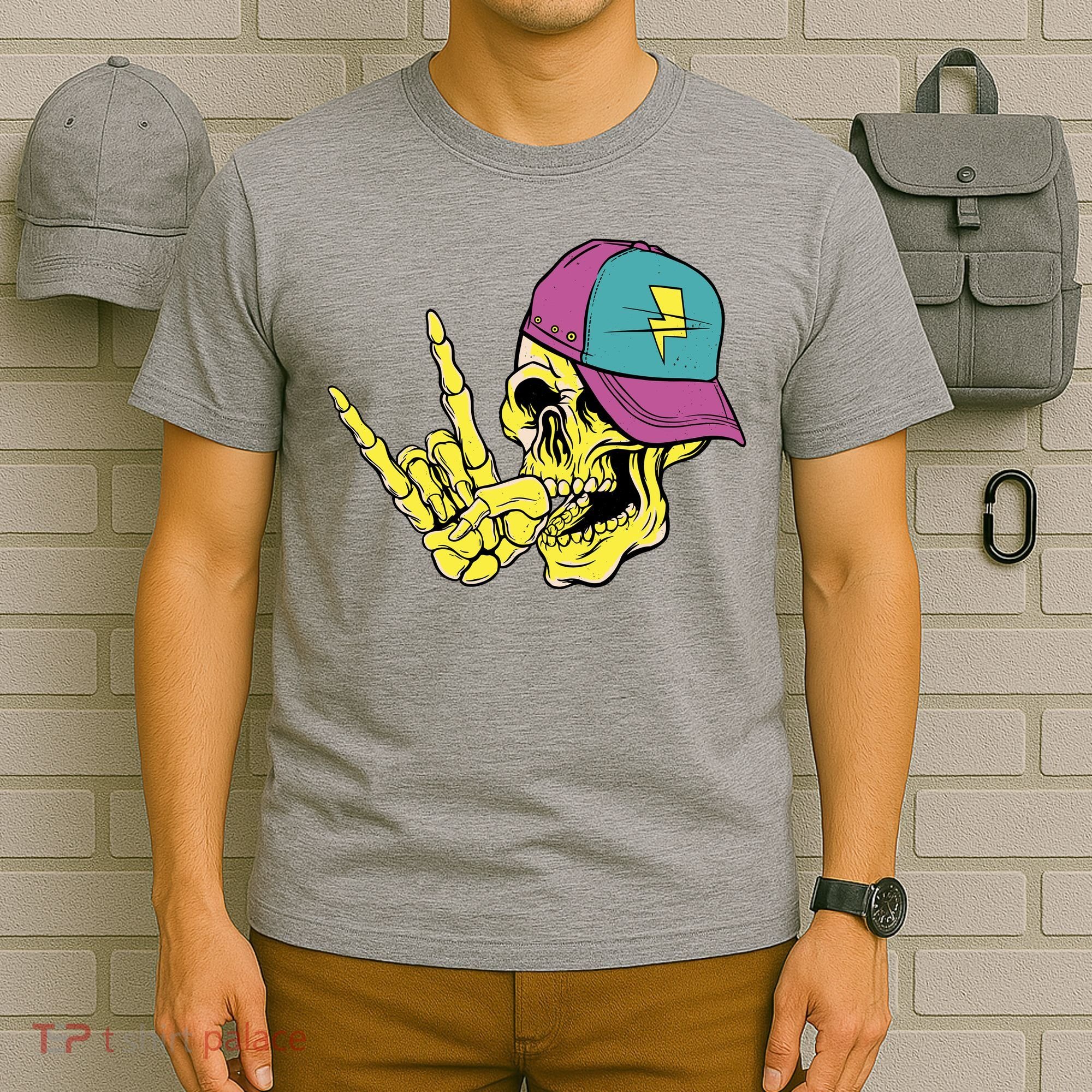 Rock On Cool Skull T-Shirt