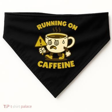 Running On Caffeine USA-Made Doggie Bandana