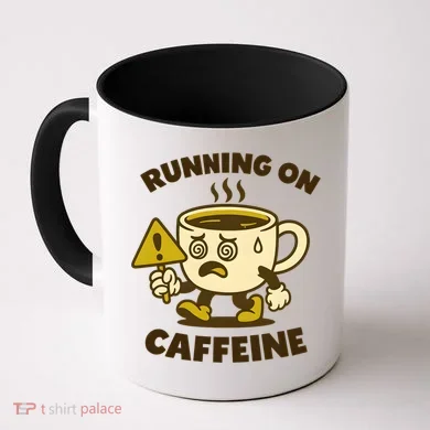 Running On Caffeine Coffee Mug