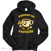 Running On Caffeine Tie Dye Hoodie thumb 0
