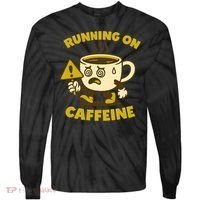 Running On Caffeine Tie-Dye Long Sleeve Shirt thumb 0