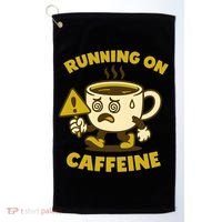 Running On Caffeine Golf Towel thumb 0
