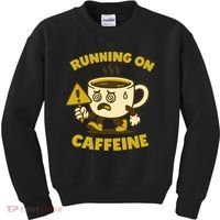 Running On Caffeine Kids Sweatshirt thumb 0