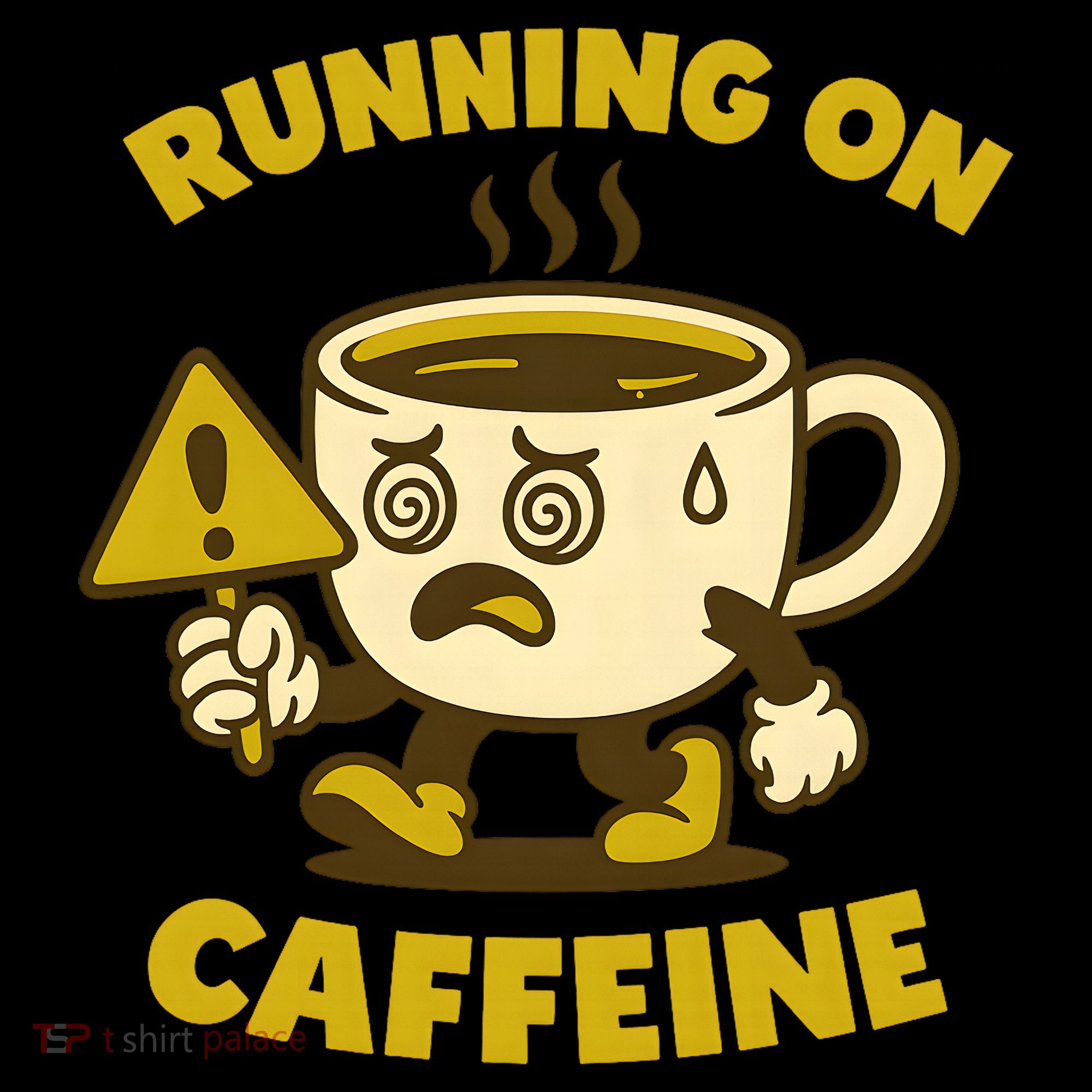 Running On Caffeine Tote Bag
