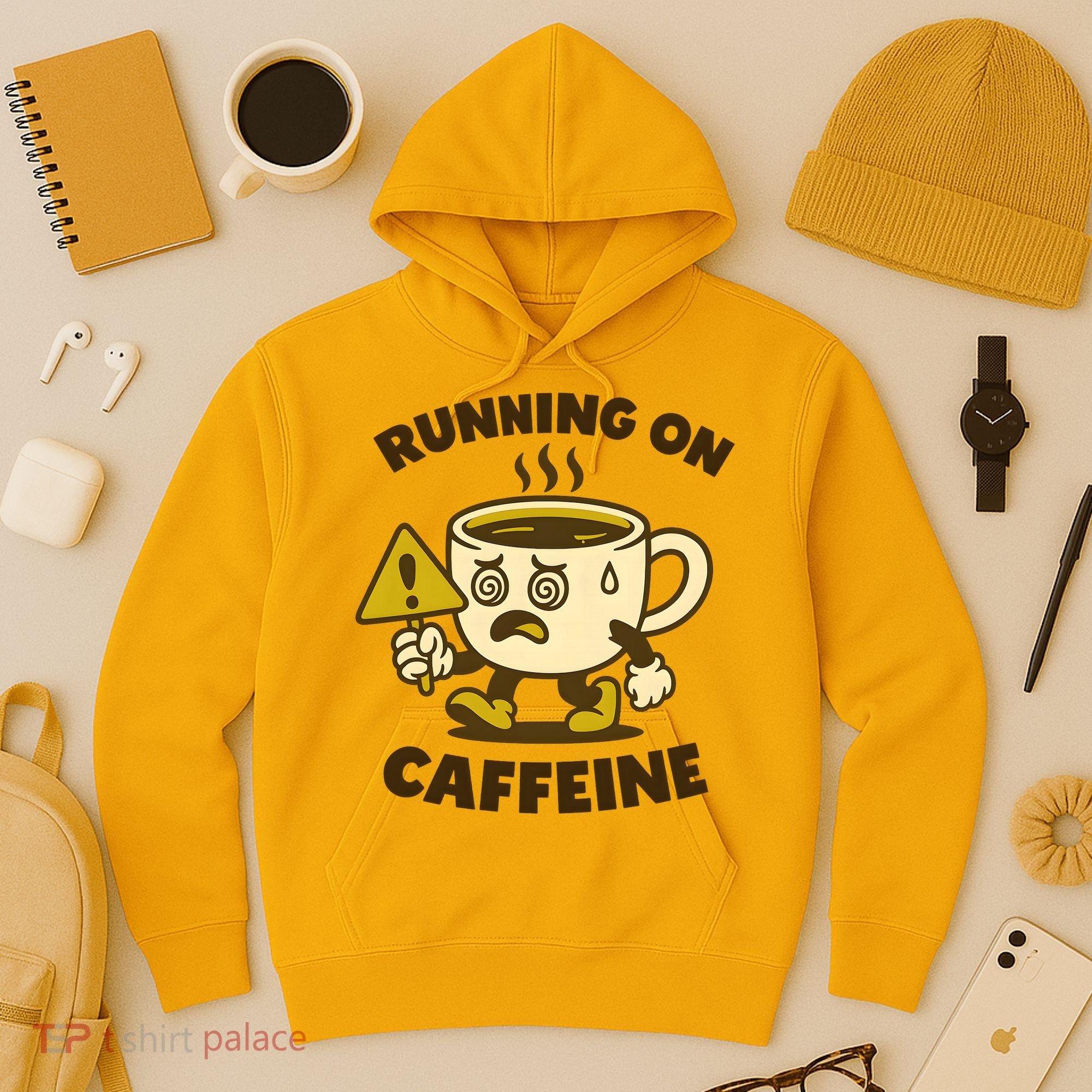 Running On Caffeine Hoodie