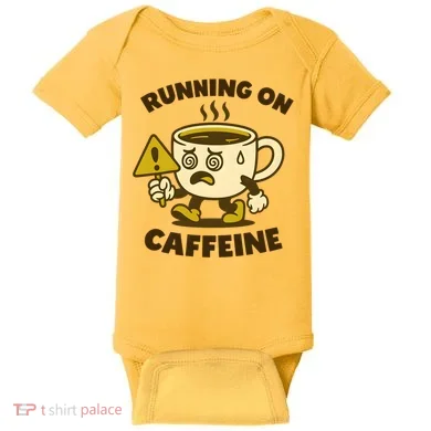 Running On Caffeine Baby Bodysuit