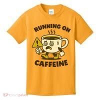 Running On Caffeine Kids T-Shirt thumb 0