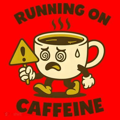 Running On Caffeine Santa Hat