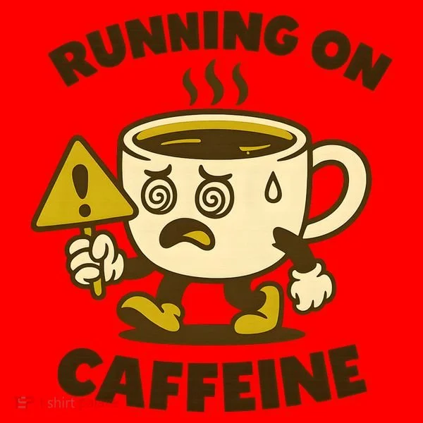 Running On Caffeine Santa Hat