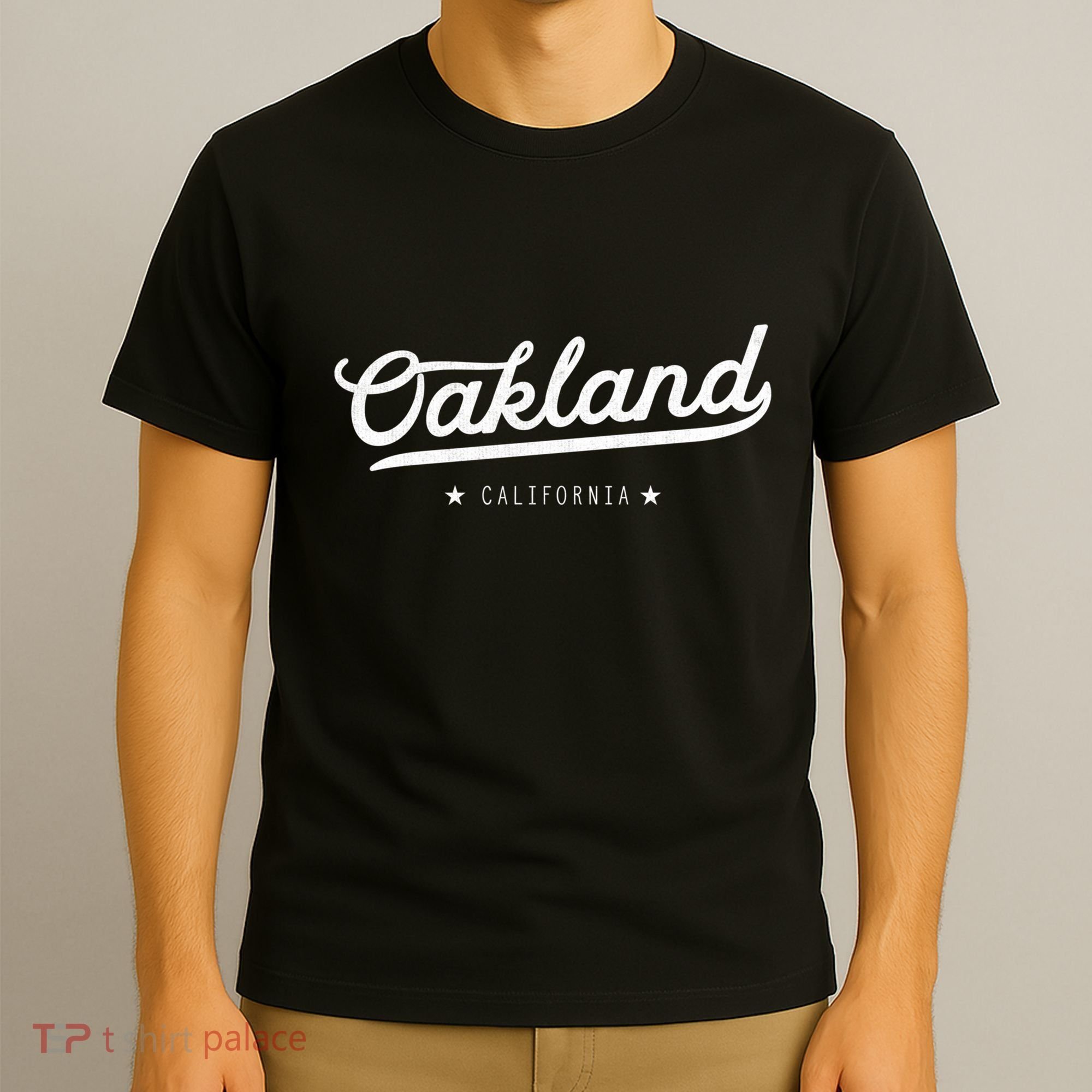 Retro Oakland California Bay Area Novelty T-Shirt