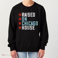 Raised On Chicago House Music Edm Dj Illinois Raver Women's Sweatshirt thumb 0