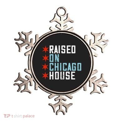 Raised On Chicago House Music Edm Dj Illinois Raver Ornament