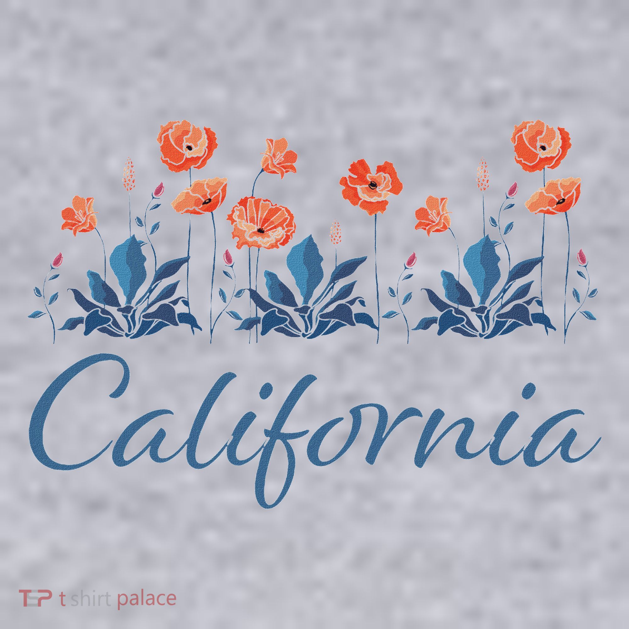 Row Of California Poppies Women's Sweatshirt