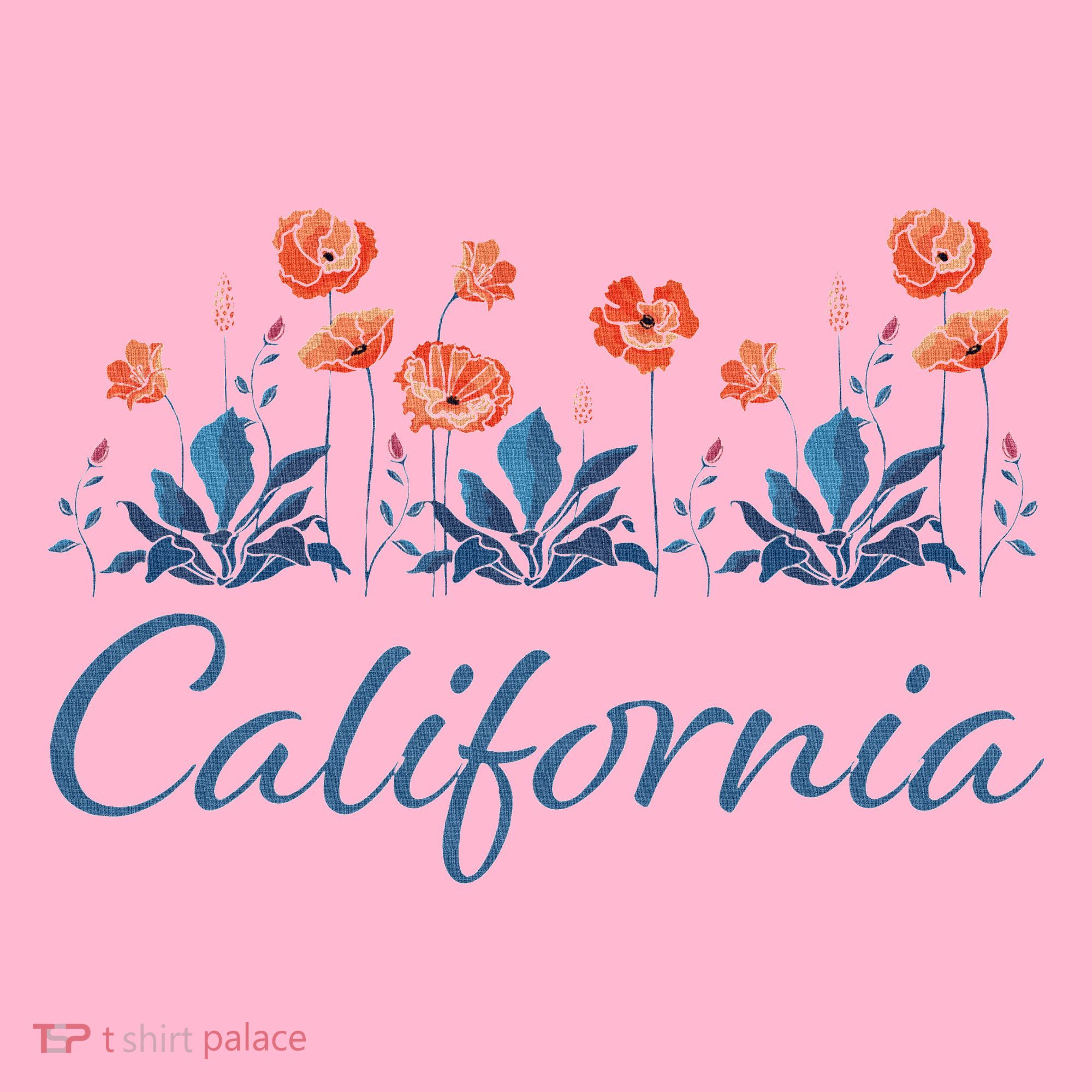 Row Of California Poppies Coaster