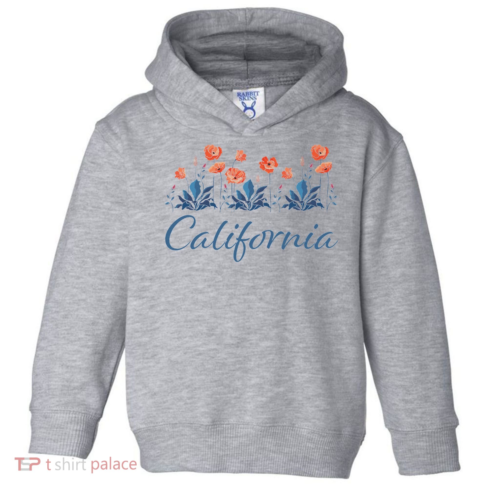 Row Of California Poppies Toddler Hoodie
