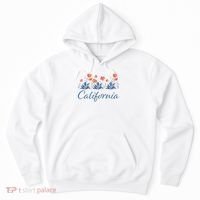 Row Of California Poppies Hoodie thumb 0