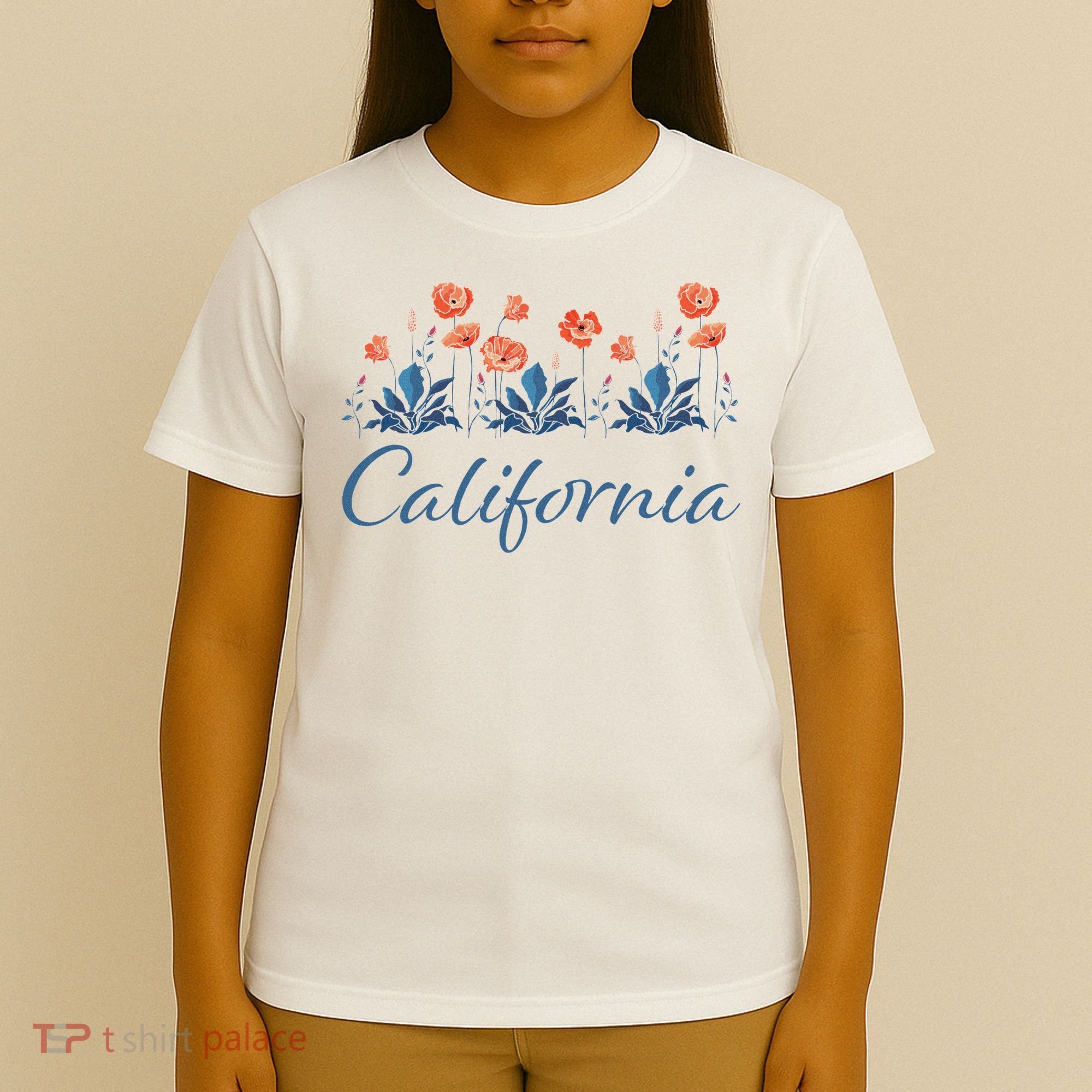 Row Of California Poppies T-Shirt