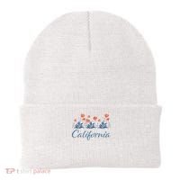 Row Of California Poppies Beanie thumb 0